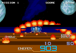Galaxy Force II screenshot 2 for Sega Saturn